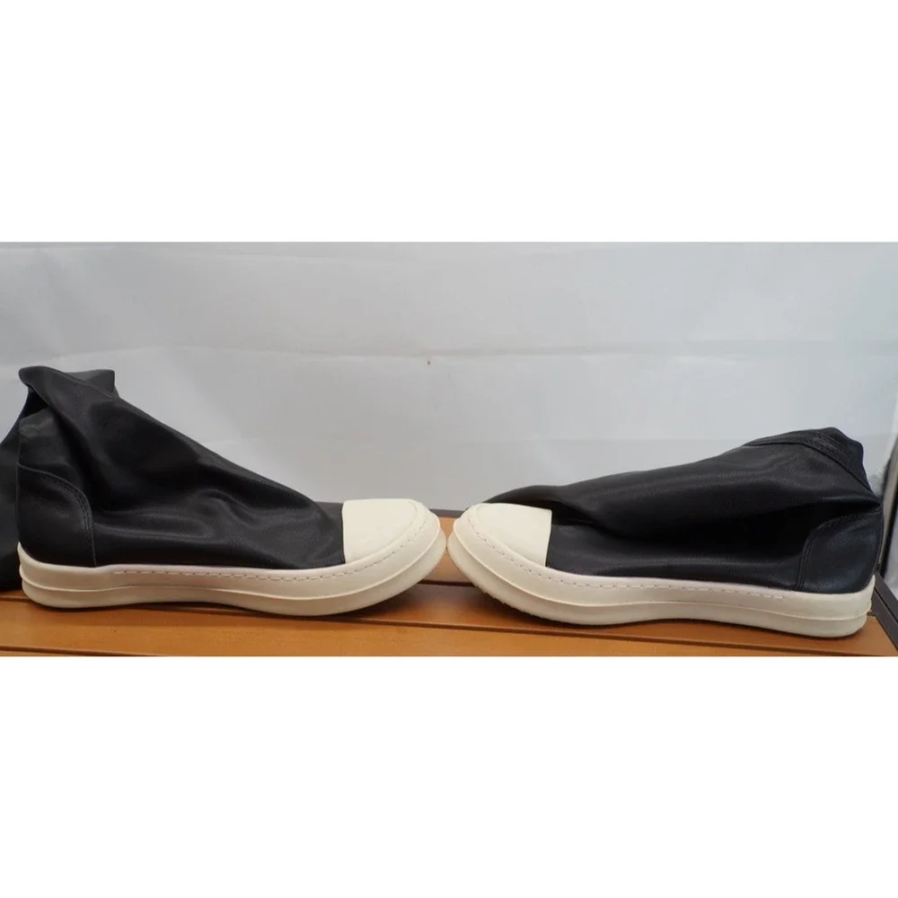 Rick Owens Sneaker Boots Thigh High Stretch Over Knee Pull On Size EU 39